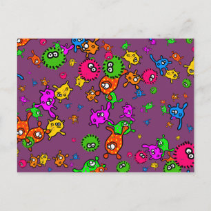 Bacteria Tapet Vykort