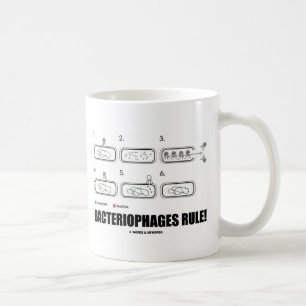 Bacteriophages härskar! (BakterievirusDNA) Kaffemugg
