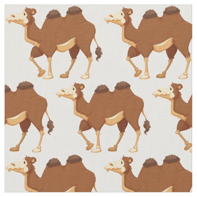 Bactrian Camel Fabric Tyg (Närbild)