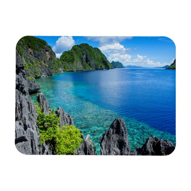 Bacuit skärgårdslandskap magnet (Horisontell)