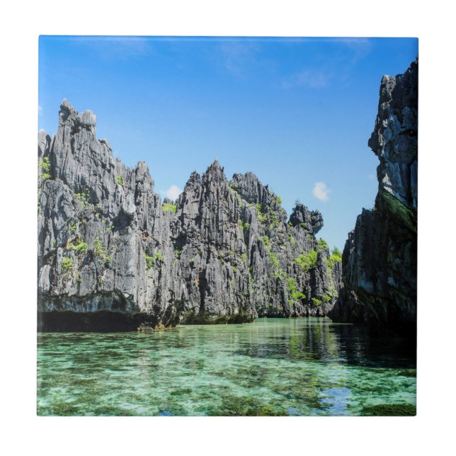 Bacuit skärgårdsöar kakelplatta (Framsidan)