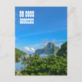 Bacuitbukten i El Nido Palawan Vykort
