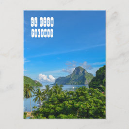 Bacuitbukten i El Nido Palawan Vykort
