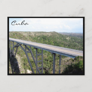 bacunayagua bridge vykort