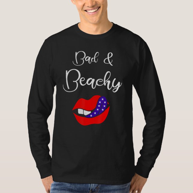 Bad And Beachy 3 T Shirt (Framsida)