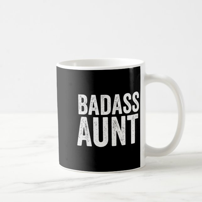 Bad Aunt Gift Funny New Aunt Idea New Niece Nephew Kaffemugg (Höger)