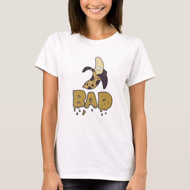 Bad Banana Funny T-Shirt (Framsida)