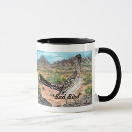 "Bad Bird" Roadrunner och Kokopelli New mexico Mug Mugg