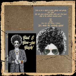 Bad & Boo-jee Bride Foil-inbjudan