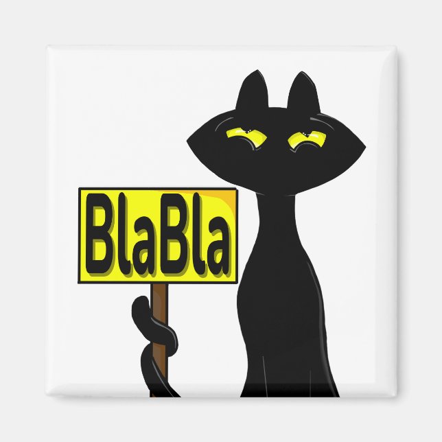 Bad Boogie Fanny Magnet - BlaBla skylt (Framsidan)