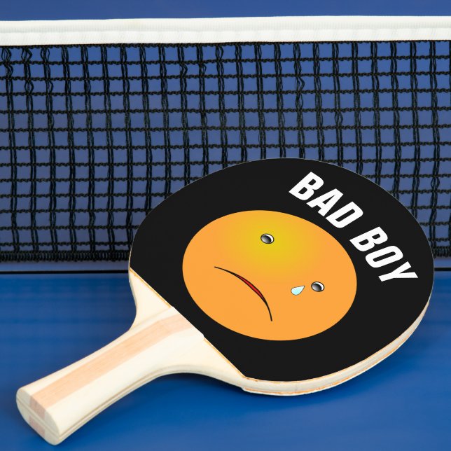 BAD BOY FUNNY PING PONG PADDLE PINGISRACKET (Insitu)