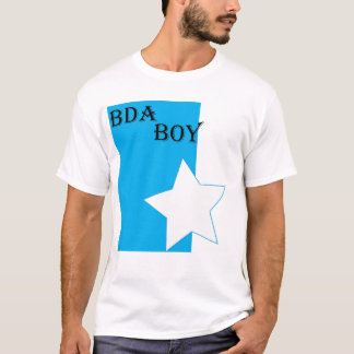 Bad Boy Grafisk T-Shirt | Cool Blå Stjärna Typogra