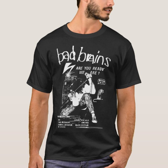 Bad Brains-Punk T Shirt (Framsida)