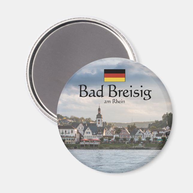 Bad Breisig-souvenir Magnet (Front/Back)