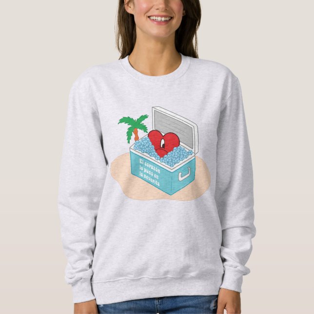 Bad Bunny Crewneck T Shirt (Framsida)