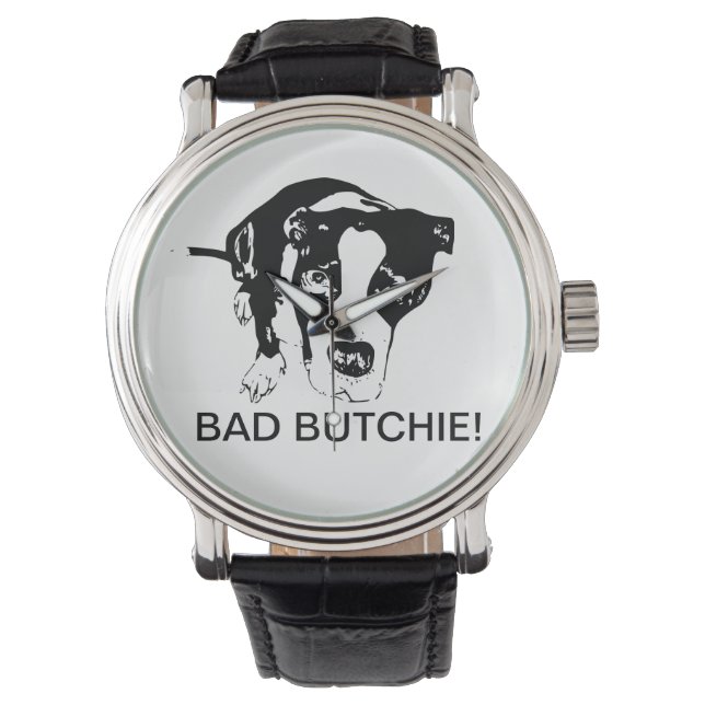 Bad Butchie hund watch Armbandsur (Framsida)