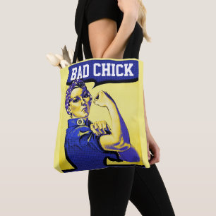 BAD CHICK TOTE BAG PURS TYGKASSE