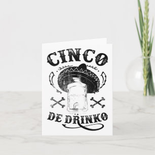 Bad Cinco De Drinko , Funny Cinco De Mayo Shirt Ta Kort
