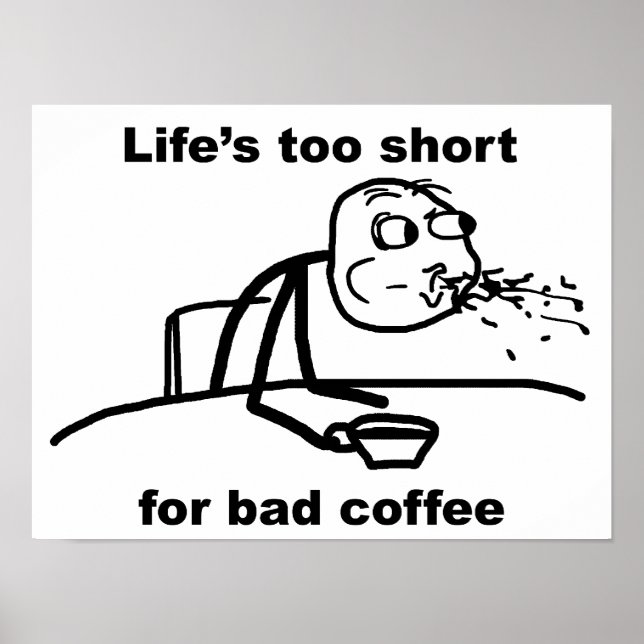 Bad Coffee Poster (Framsidan)