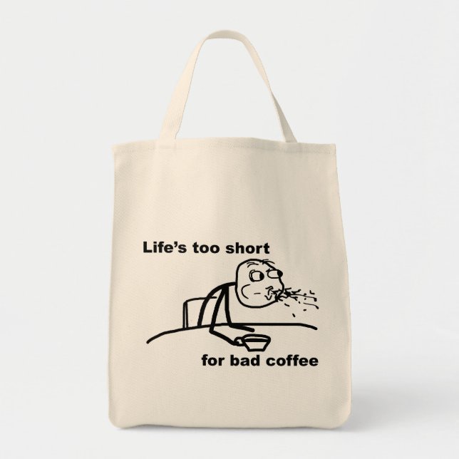 Bad Coffee Tygkasse (Framsidan)