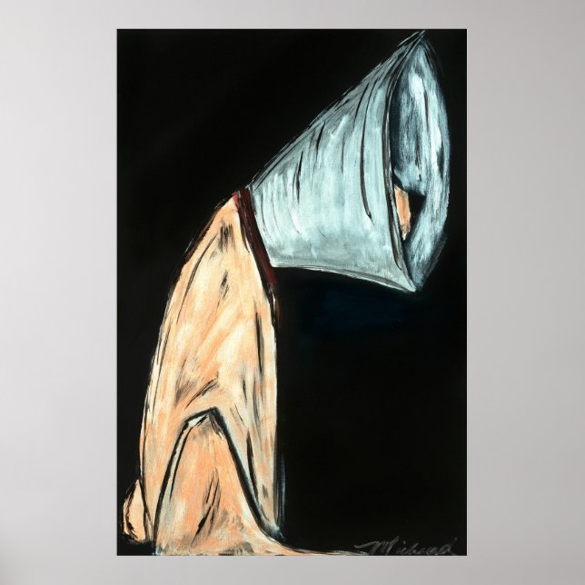 Bad Day, dog in cone poster (Framsidan)