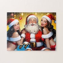 Bad Dirty Santa Delivers Gifts av en varm kamrat