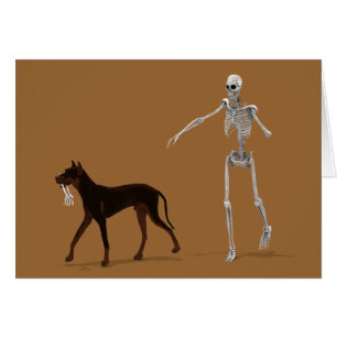 Bad Doggie Hälsningskort