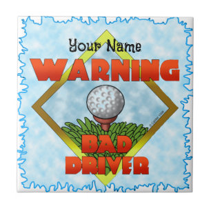 Bad Driver Golf Kakelplatta