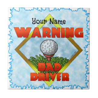 Bad Driver Golf Kakelplatta