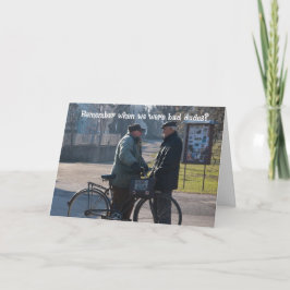 BAD DUDES BIRTHDAY CARD FOR HIM TACK KORT