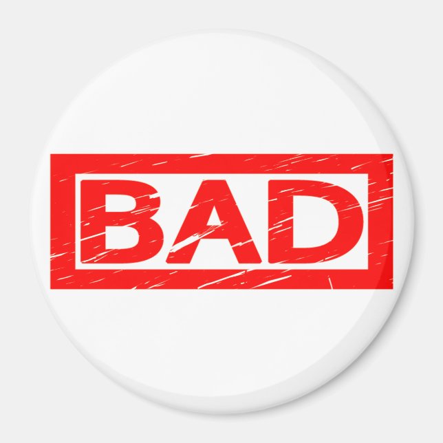 Bad Frimärke Magnet (Framsidan)