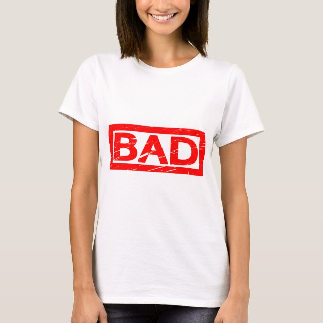 Bad Frimärke T Shirt (Framsida)