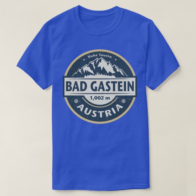 Bad Gastein Austria T Shirt (Design framsida)