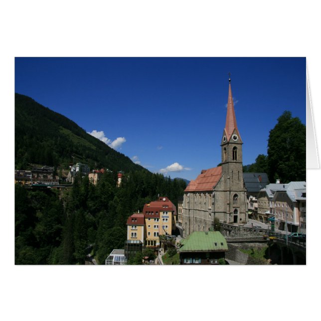 Bad Gastein, Österrike Hälsningskort (Framsidan Horizontal)