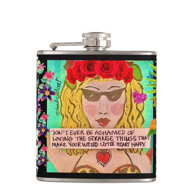BAD GIRL FLASK FICKPLUNTA (Framsidan)