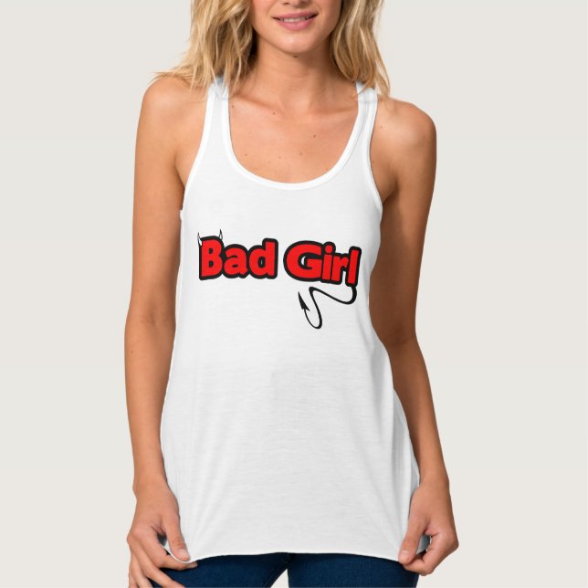 Bad Girl Linne Med Racerback (Framsida)