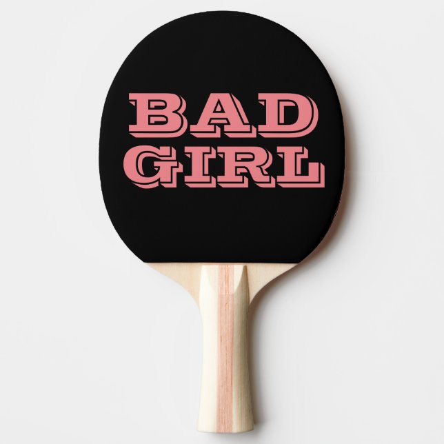 BAD GIRL PADDLE PINGISRACKET (Framsidan)