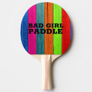 BAD GIRL PING PONG PADDLE PINGISRACKET