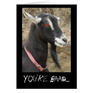 Bad Goat Kärlek You Hälsningskort