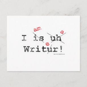 Bad Grammer Vykort