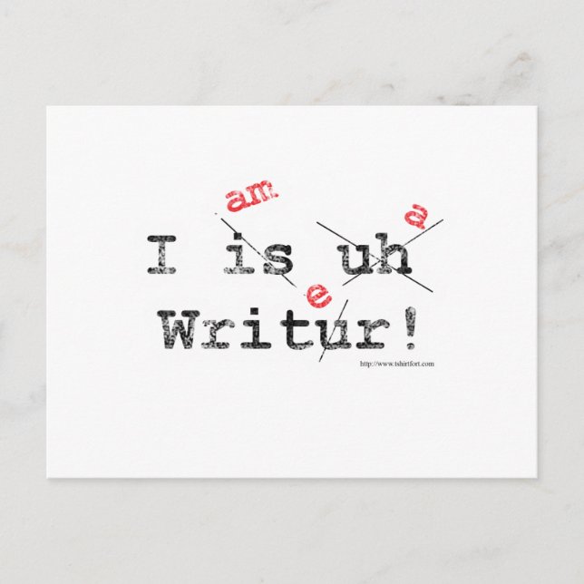 Bad Grammer Vykort (Framsida)