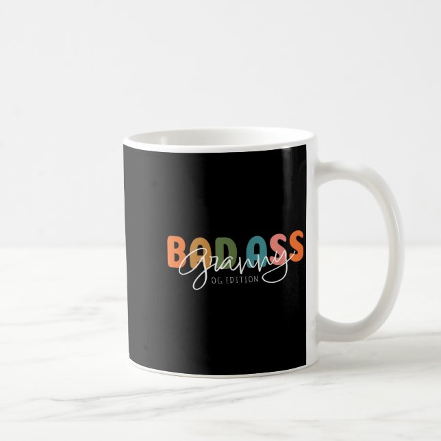 Bad Granny Original Gangster Funny Gift For Grandm Kaffemugg (Höger)