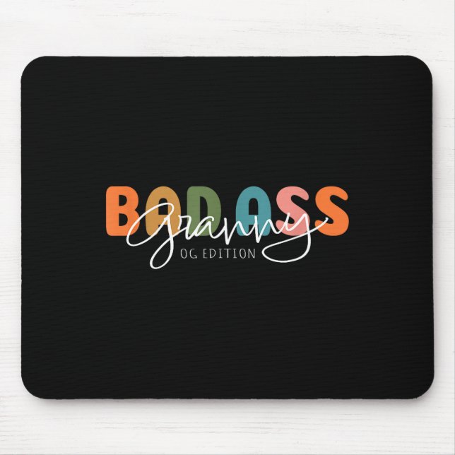 Bad Granny Original Gangster Funny Gift For Grandm Musmatta (Framsidan)