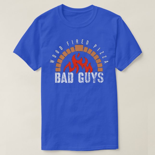 Bad guys pizza  t shirt (Design framsida)