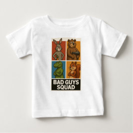 Bad Guys Squad – Funny Retro Animal Poster T Shirt