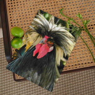 Bad Hair Chicken Funny Birthday Kort