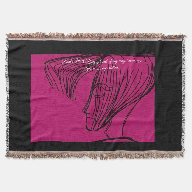 Bad Hair Day of Meditation Filt (Framsidan)