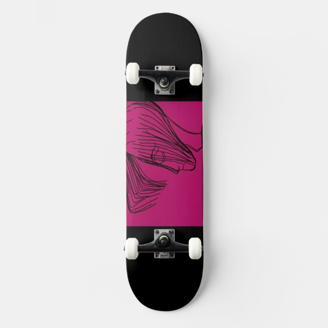 Bad Hair Day of Meditation Skateboard (Framsida)