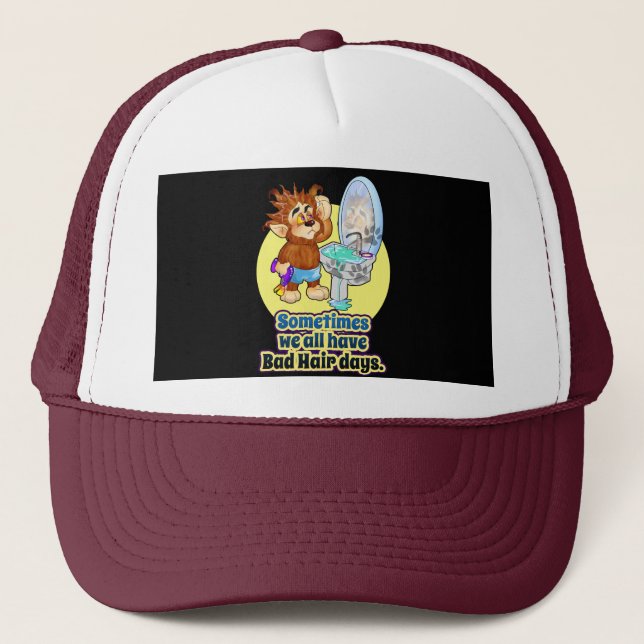 Bad Hair Days Hatt Truckerkeps (Framsida)