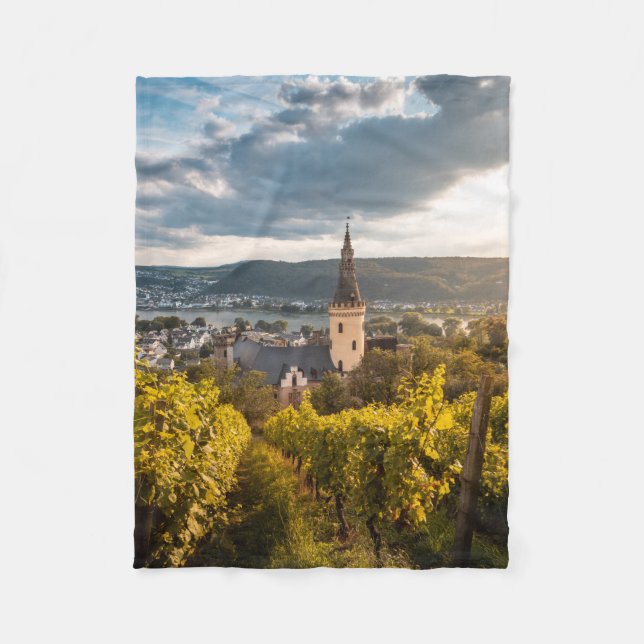 Bad Hönningen Tyskland Fleecefilt (Framsidan)